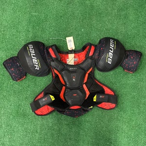 Large Intermediate Bauer Vapor 3X Shoulder Pads (Used)