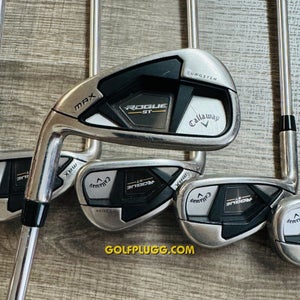 Left-Handed -1" Callaway Rogue ST Max Iron Set 4-PW, Elevate Stiff Flex (310)