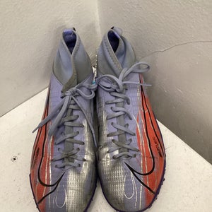 Used Nike MERCURIAL Soccer Turf Shoes Purple Junior 05.5 11443-S000189669