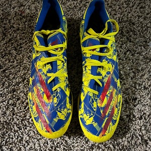 Blue Men's Size 13.0 (W 14.0) Adidas X Ghosted.3 Molded Cleats Cleats (Used)