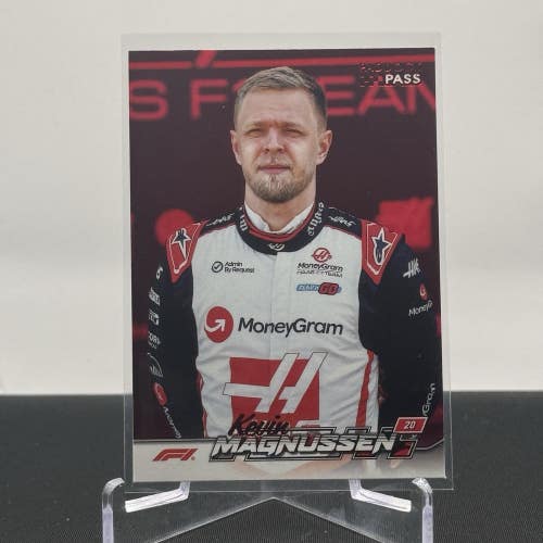 Kevin Magnussen Moneygram Haas 2024 Topps F1 Paddock Pass Red Parallel #16 B