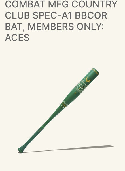 2025 Combat MFG Spec A1 BBCOR Certified Bat (-3) 28 oz 31" (New)