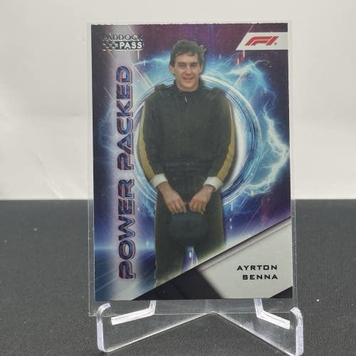 Ayrton Senna Legend 2024 Topps F1 Paddock Pass Power Packed Insert #PP-22