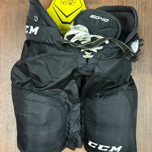 Black Junior Large CCM Tacks 9040 Hockey Pants (Used)