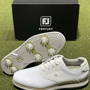 NEW FootJoy 2025 Traditions Womens Golf Shoes 97901 White Choose Size