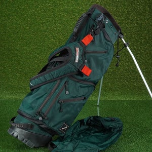 BELDING SPORTS BALANCE MAX STAND BAG 4 WAY DIVIDERS GOLF CARRY BAG, GREEN