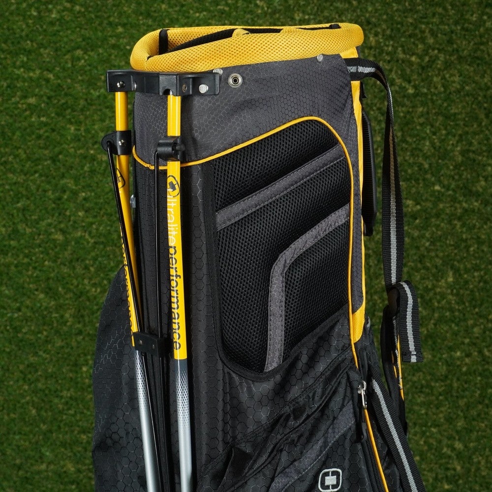 OGIO HELIOS STAND BAG 6 WAY DIVIDERS GOLF CARRY BAG, BLACK