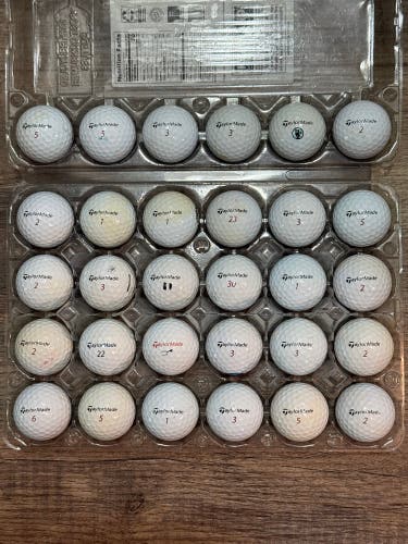 30 TaylorMade TP5x Golf Balls
