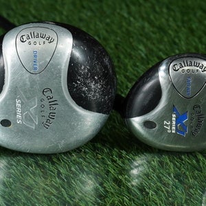 CALLAWAY XJ JUNIOR 34.5 DRIVER+ 31.5 FAIRWAY WOOD J-REG FLEX KIDS 41-52 TALL