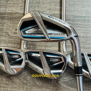 Taylormade Sim Max OS Iron Set 5-AW / KBS Steel, Stiff Flex (94)