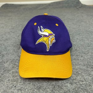 Minnesota Vikings Men Hat Snapback Purple Yellow Football NFL Cap Sports Dad