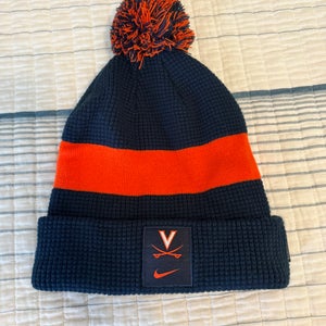 UVA Blue Adult Unisex One Size Fits All Nike Hat (Used) University Of Virginia Football