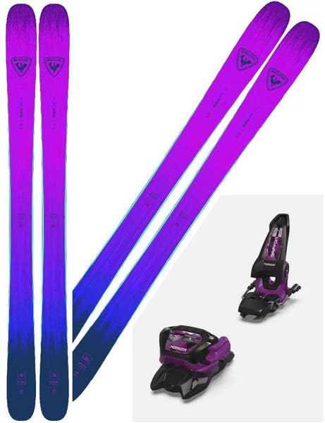 ROSSIGNOL 26 SENDER FREE 100 178cm ALL MTN SKIS W/ BINDINGS
