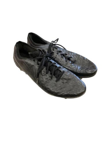 Nike (Used) Size M 10.5 (W 11.5) Black Cleats