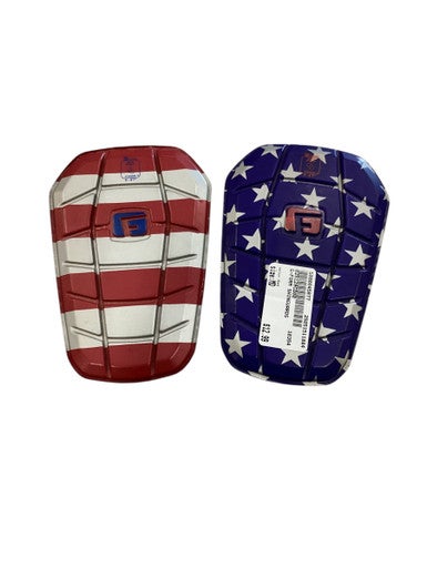 (Used) Medium Red Shin Guards