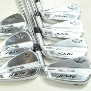 Callaway Apex Pro 21 4-PW Iron Set Stiff Flex Right Elevate ETS Steel # 193978