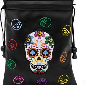 Sugar Skull (Style B) Golf Pouch– Bold, Stylish & Built for the Green!