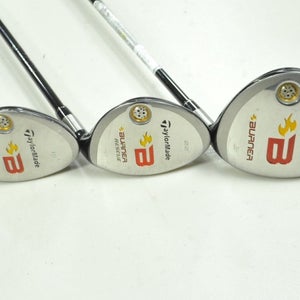 TaylorMade Burner High Launch #3 Fairway Wood, #3 and #4 Hybrids Set RH # 194860