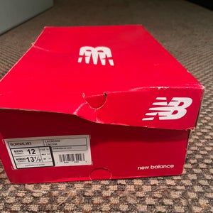 White Unisex Size M 12.0 (W 13.5) Adult New Balance Mid Top Burn X3 (New)