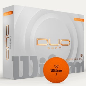 Wilson Staff Duo Soft Golf Balls (Orange, 12pk) 2025 NEW