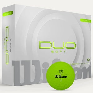 Wilson Staff Duo Soft Golf Balls (Green, 12pk) 2025 NEW