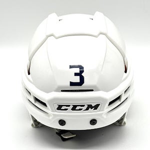 CCM Super Tacks X - Used Pro Stock Hockey Helmet (White)