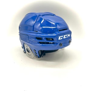 CCM Super Tacks X - Used Pro Stock Helmet (Blue)