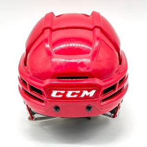 CCM Super Tacks X - Used Pro Stock Hockey Helmet (Red)
