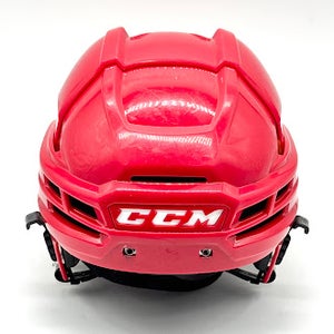CCM Super Tacks X - Used Pro Stock Hockey Helmet (Red)
