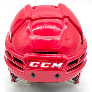 CCM Super Tacks X - Used Pro Stock Hockey Helmet (Red)