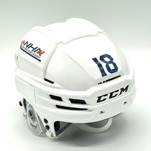 CCM Super Tacks X - Used Pro Stock Helmet (White)