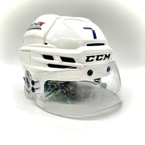 CCM Super Tacks X - Used Pro Stock Helmet (White)