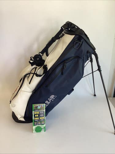 Vessel Clear Golf Stand Carry Bag With 6-Way Dividers