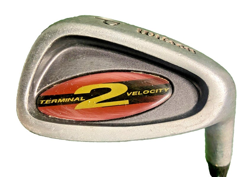 Wilson Terminal Velocity 2 Pitching Wedge RH Stiff Steel 35.5" Good Factory Grip