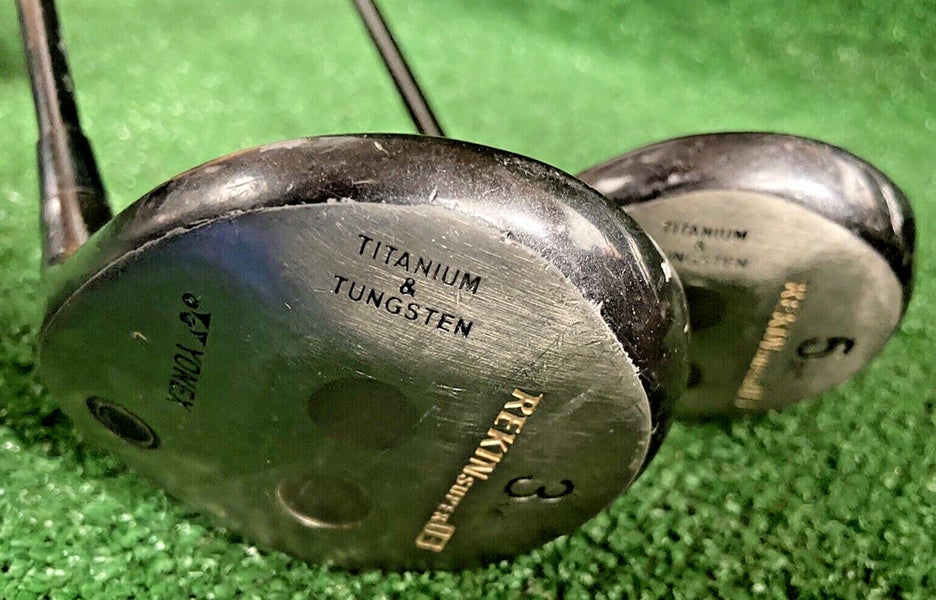 Yonex Rekin Super03 Fairway Wood Set 3W/14* 5W/20* Senior Graphite RH New Grips