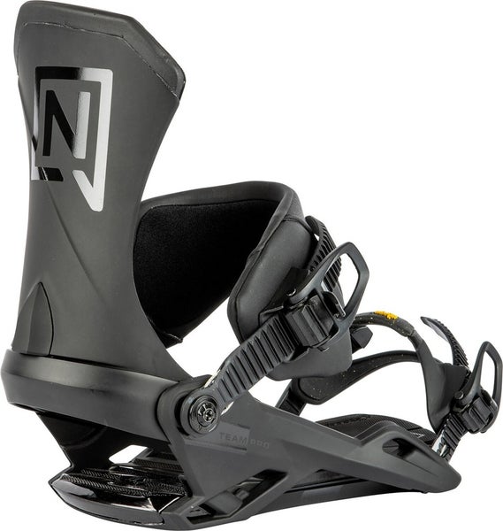 Nitro Team Pro Snowboard Bindings Medium (US Men's 7-10.5) Ultra Black New 2024