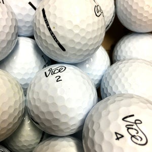 100 Premium AAA White Vice Drive Used Golf Balls