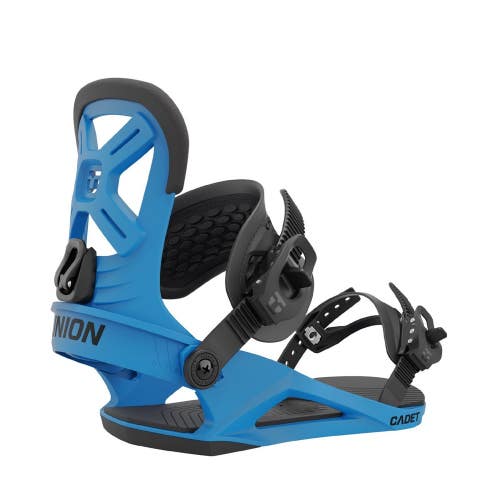 Union Cadet Snowboard Bindings Youth Medium (US 6-7.5) Hyper Blue New 2023