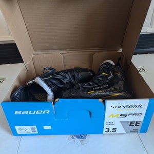 Bauer Supreme M5 Pro Hockey Skates Size 3.5 EE (Used)