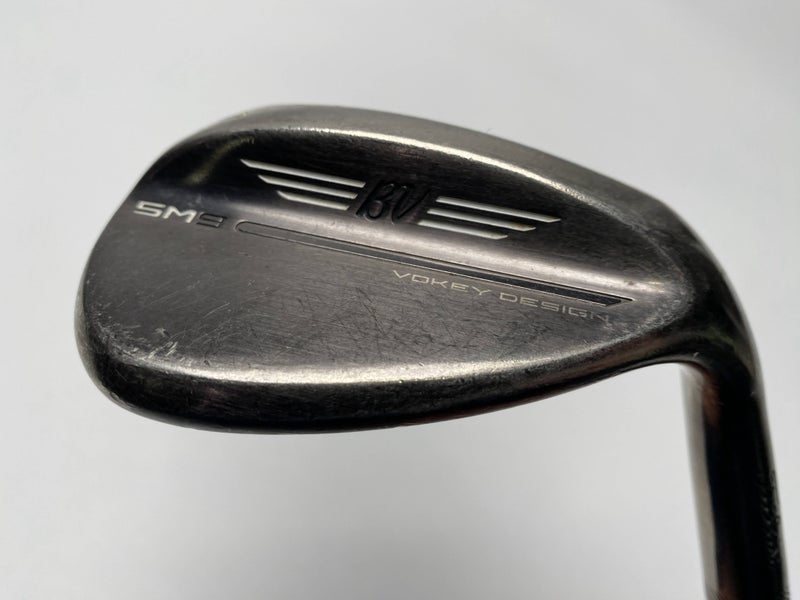 Titleist Vokey SM9 Brushed Steel 62* 8 M-Grind Wedge Steel Mens RH Midsize Grip