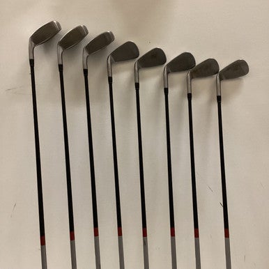 Adams (Used) Right Handed Men's Stiff Flex Graphite Shaft 8 Pieces Iron Set