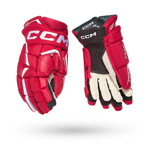 CCM JetSpeed FTW Senior Gloves 13" - Red (New)