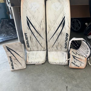35"  2023 Bauer Hyperlite 2 Regular Goalie Of Full Set Pro Stock (Used)