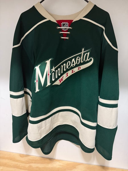 Used Reebok authentic Minnesota Wild jersey size 54