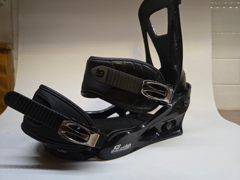 Burton Men's Freestyle Snowboard Bindings Size Medium M USED READ DESCRIPTION