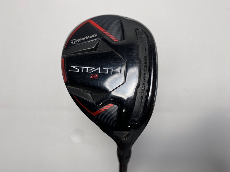 TaylorMade Stealth 2 7 Hybrid 31* Ventus Red TR HB 6-R Regular RH Midsize Grip