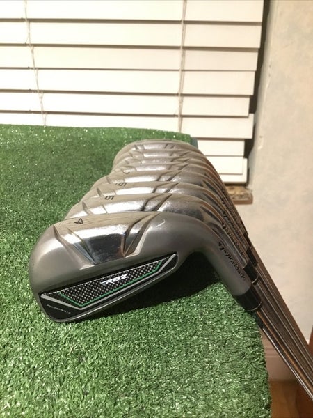 TaylorMade RBZ Rocketballz Irons Set (4-PW-GW-SW) Stiff Steel Shafts *VGC*