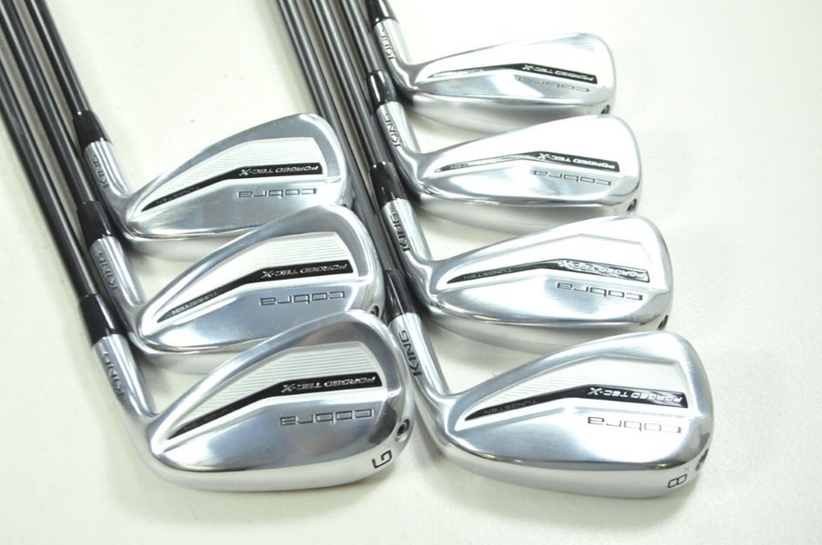 Cobra King Forged Tec X 5-PW,GW Iron Set Regular Flex Right KBS Graphite #194178