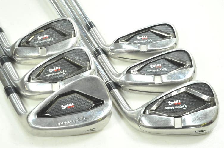 TaylorMade M4 6-PW,AW Iron Set Stiff Flex Right KBS MAX 85g Steel # 191494