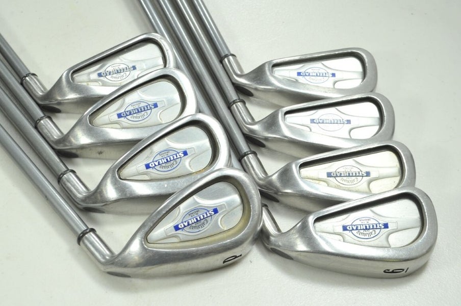 Callaway Steelhead X-14 3-PW Iron Set Firm Stiff Flex Right Graphite # 191831